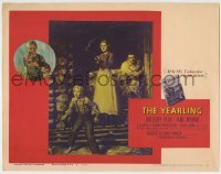 4s514 YEARLING TC '46 Gregory Peck, Jane Wyman, Claude Jarman Jr. & baby deer, classic!