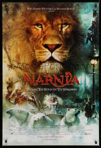 4z612 CHRONICLES OF NARNIA 1sh '05 C.S. Lewis novel, Georgie Henley & Tilda Swinton!