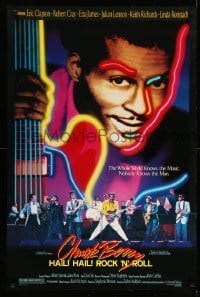 4z613 CHUCK BERRY HAIL! HAIL! ROCK 'N' ROLL 1sh '87 Chuck Berry, Keith Richards, Taylor Hackford!