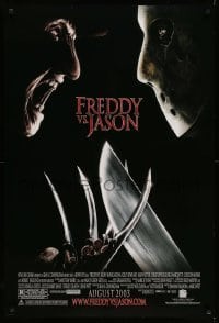 4z672 FREDDY VS JASON advance DS 1sh '03 cool image of horror icons, ultimate battle!