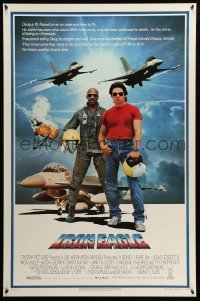 4z726 IRON EAGLE int'l 1sh '86 Louis Gossett Jr, Jason Gedrick was born to fly F-16s!