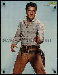 4z319 ELVIS PRESLEY/STAR WARS 2-sided 17x23 German special '70s Rocky Magazine, why not!