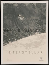 4z182 INTERSTELLAR IMAX 12x16 art print '14 Kevin Dat, artwork of vessel on huge wave!