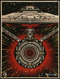 4z375 STAR TREK BEYOND 18x24 special '16 Starship Enterprise by Jeffrey Everett, Cinemark RealD 3D