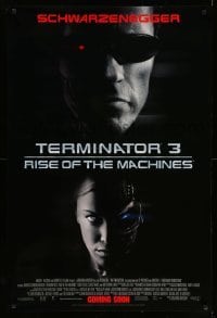 4z943 TERMINATOR 3 int'l advance DS 1sh '03 Arnold Schwarzenegger above Kristanna Loken!