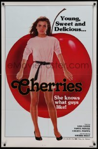 5f270 CHERRIES 1sh '70s young, sweet and delicious, she knows what guys like!