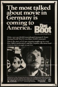 5f317 DAS BOOT advance 1sh '82 The Boat, Wolfgang Petersen German WWII submarine classic!