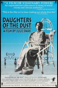 5f320 DAUGHTERS OF THE DUST 1sh '91 Julie Dash, great image of Cora Lee Day in old chair!