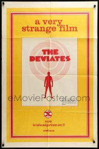 5f348 DEVIATES 1sh '71 it's a very strange film for ladies and gentlemen over 21!