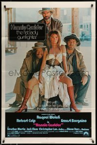 5f431 HANNIE CAULDER 1sh '72 sexiest cowgirl Raquel Welch, Jack Elam, Culp, Ernest Borgnine