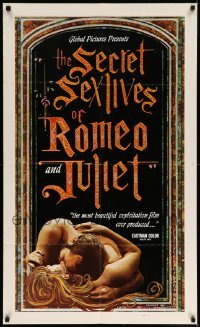 5f757 SECRET SEX LIVES OF ROMEO & JULIET 23x39 1sh '68 the most beautiful exploitation ever!