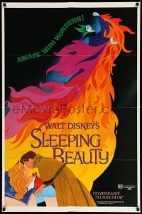 5f807 SLEEPING BEAUTY style A 1sh R79 Walt Disney cartoon fairy tale fantasy classic!