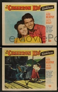 5j751 CIMARRON KID 4 LCs '52 Budd Boetticher, Audie Murphy led the last great outlaw raids!