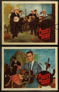 5j107 COUNTRY MUSIC ON BROADWAY 8 LCs '64 first feature length all country picture, George Jones!