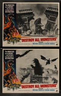 5j124 DESTROY ALL MONSTERS 8 LCs '69 Ishiro Honda's Kaiju Soshingeki, Godzilla, King Ghidrah!