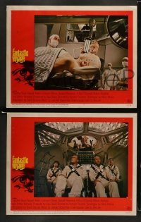 5j149 FANTASTIC VOYAGE 8 LCs '66 Raquel Welch journeys to the human brain, Fleischer sci-fi!