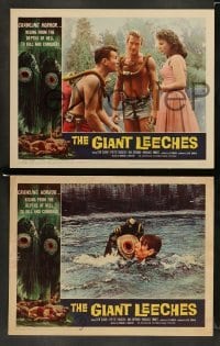 5j604 GIANT LEECHES 6 LCs '59 Dan White. Ken Clark, Yvette Vickers, Jan Shepard!