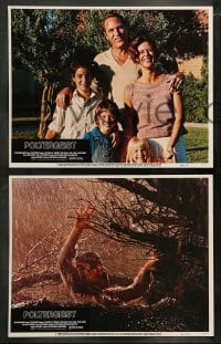 5j562 POLTERGEIST 7 LCs '82 Tobe Hooper, Steven Spielberg, Jobeth Williams, Craig T. Nelson!