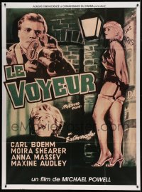 5k857 PEEPING TOM French 1p R00s Michael Powell English voyeur classic, cool different art!