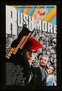 5r743 RUSHMORE DS 1sh '98 Wes Anderson, Jason Schwartzman, Bill Murray, love, expulsion, revolution