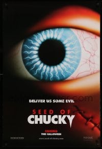 5r763 SEED OF CHUCKY DS teaser 1sh '04 Brad Dourif, Jennifer Tilly, deliver us some evil!