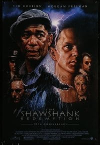 5r771 SHAWSHANK REDEMPTION DS 1sh R04 Tim Robbins, Morgan Freeman, Stephen King, Struzan art!