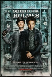 5r772 SHERLOCK HOLMES advance DS 1sh '09 Guy Ritchie directed, Robert Downey Jr., Jude Law!