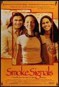 5r792 SMOKE SIGNALS 1sh '98 Adam Beach, Evan Adams, Irene Bedard, the heart of Native America!