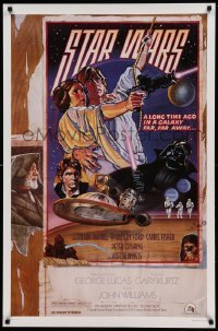 5r843 STAR WARS style D Kilian fan club 1sh R92 circus poster art by Drew Struzan & Charles White!