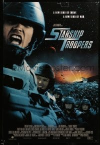 5r846 STARSHIP TROOPERS DS 1sh '97 Paul Verhoeven, based on Robert A. Heinlein's classic novel!