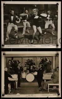 5x756 STRIP 4 8x10 stills '51 Mickey Rooney on drums, sexy Sally Forrest, noir!