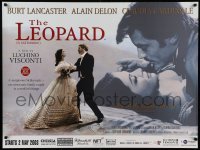 6a357 LEOPARD advance British quad R03 Luchino Visconti's Il Gattopardo, Lancaster & Cardinale!