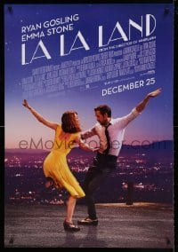 6a081 LA LA LAND advance Canadian 1sh '16 great image of Ryan Gosling and Emma Stone dancing!