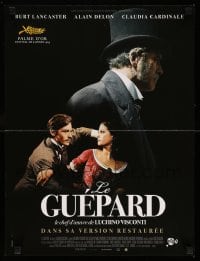 6a668 LEOPARD French 16x21 R10 Luchino Visconti's Il Gattopardo, cool art of Burt Lancaster!