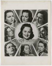 6h810 SNAKE PIT 8x10.25 still '49 cool montage of Olivia De Havilland's many personalities!