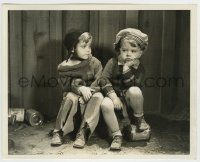 6h817 SPANKY MCFARLAND/SCOTTY BECKETT 8x10 still '30s the Our Gang kids with syrup cans by Stax!