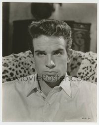 6h833 SPLENDOR IN THE GRASS 7.5x9.5 still '61 head & shoulders close up of Warren Beatty!