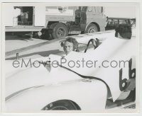 6h839 STEVE McQUEEN 8.25x10 still '70s in his own Porsche 908 F1 race car by Lon Hettinger!