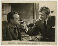 6h840 STRANGE LOVE OF MARTHA IVERS 8x10.25 still '46 Kirk Douglas lighting Van Heflin's cigarette!