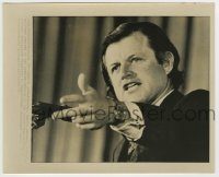 6h867 TED KENNEDY 8.25x10 news photo '73 addressing the steel workers in Pennsylvania!