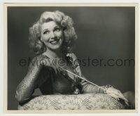 6h873 THELMA WHITE 8.25x10 music publicity still '40s celebrated star of stage & screen by DeWhit!