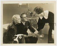 6h879 THIN MAN 8x10 still '34 close up of Minna Gombell, William Henry & Maureen O'Sullivan!