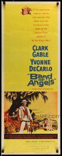 6k526 BAND OF ANGELS insert '57 Clark Gable buys beautiful slave mistress Yvonne De Carlo!