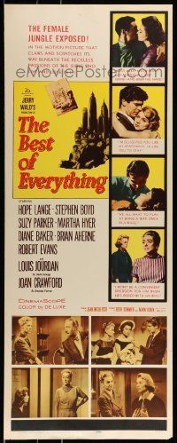 6k536 BEST OF EVERYTHING insert '59 Hope Lange, Stephen Boyd, nakedly exposes the female jungle!