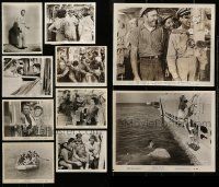 6m295 LOT OF 10 OPERATION PETTICOAT 8X10 STILLS '59 Cary Grant, Tony Curtis, Blake Edwards candid