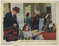 6r492 DEAD RECKONING LC #2 '47 Humphrey Bogart & Lizabeth Scott have a dead body to get rid of!