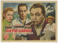 6x605 KEY LARGO Spanish herald '49 Humphrey Bogart, Lauren Bacall, Edward G. Robinson, Barrymore