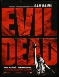 6y790 EVIL DEAD French 16x21 R03 Sam Raimi cult classic, horror art of girl grabbed by zombie!