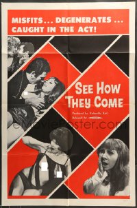 7r768 SEE HOW THEY COME 1sh 1968 Jason Ellis, Maria Powers, Alan Stanley, Uta Erickson, Lye!