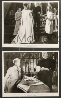 7s515 BRIDE OF FRANKENSTEIN 8 8x10 stills R1986 images of Karloff, Lanchester, Clive & Thesiger!